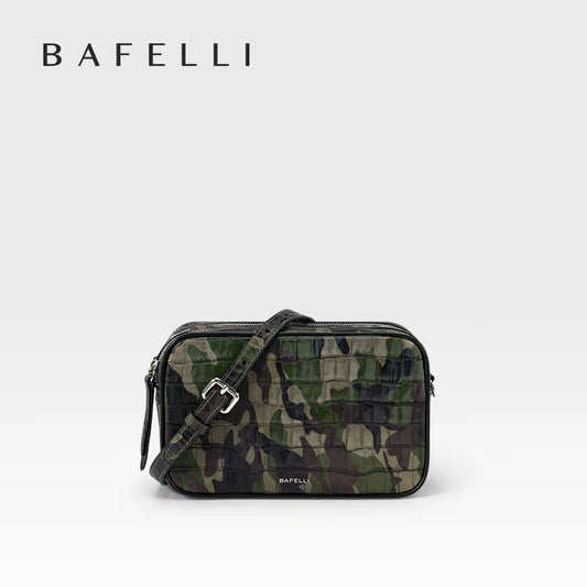 Genuine Leather Camouflage Camera Bag