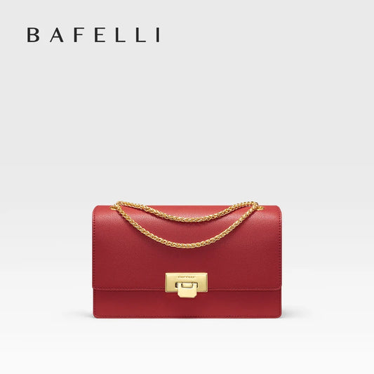 Luxury Leather Boxy Square Bag Shoulder and Crossbody Handbag