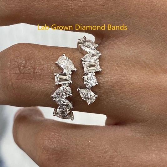 Platinum 950 Wrap Ring 1.48ctw