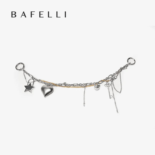 Designer New Multi-Layer Functional Bag Charm Metal Chain Accessory for Handbag